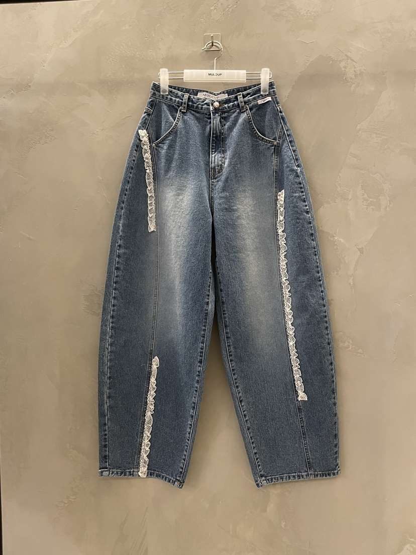 MULCUP韓國直郵女裝新款職業時尚休閑熱賣26春季人氣牛仔褲MULCUP牛仔褲