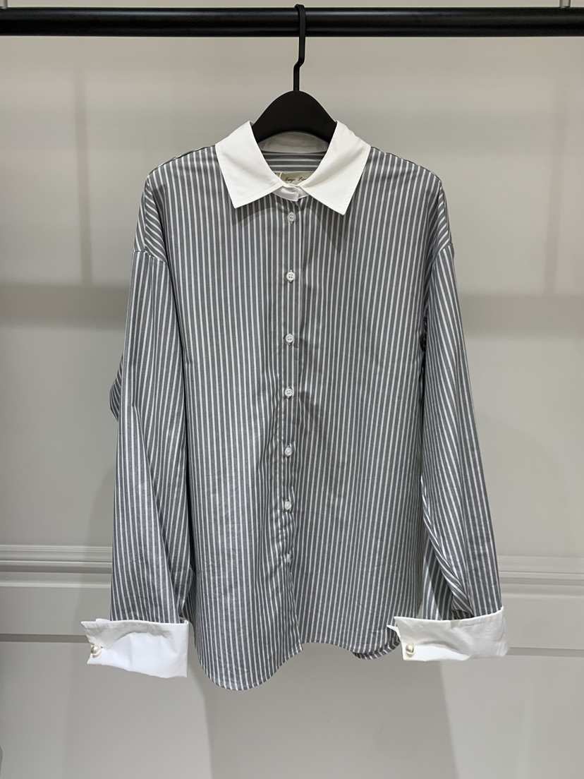 NEVER.1韓國直郵女裝新款26春季職業人氣熱賣襯衫蕾絲衫NEVER.1襯衫/蕾絲衫