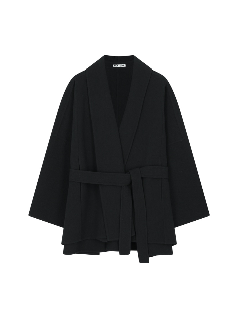 TEXTURE東大門代購女裝新品26春季休閑熱賣推薦夾克含腰帶TEXTURE夾克