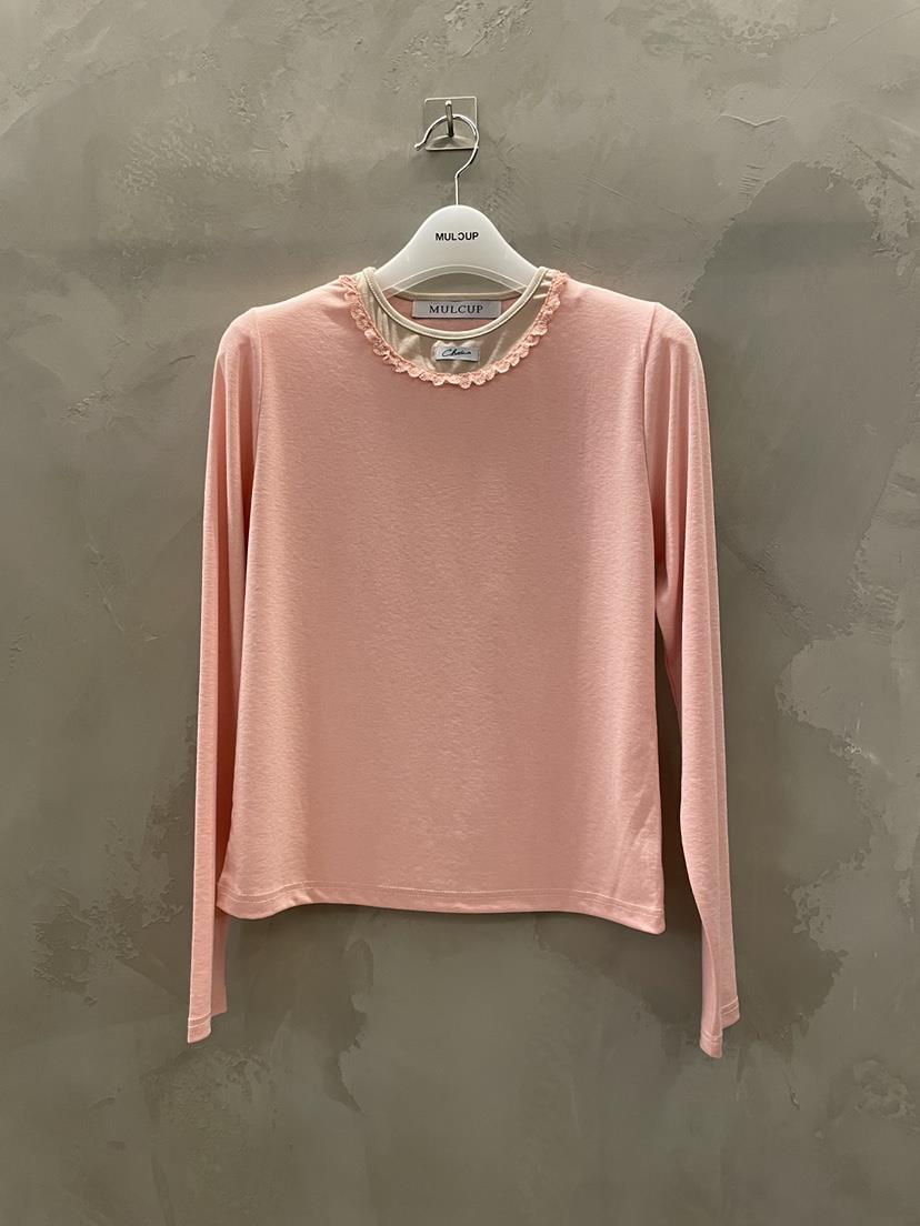 MULCUP東大門直郵女裝新品熱賣職業時尚休閑26春季長袖T恤MULCUP長袖T恤