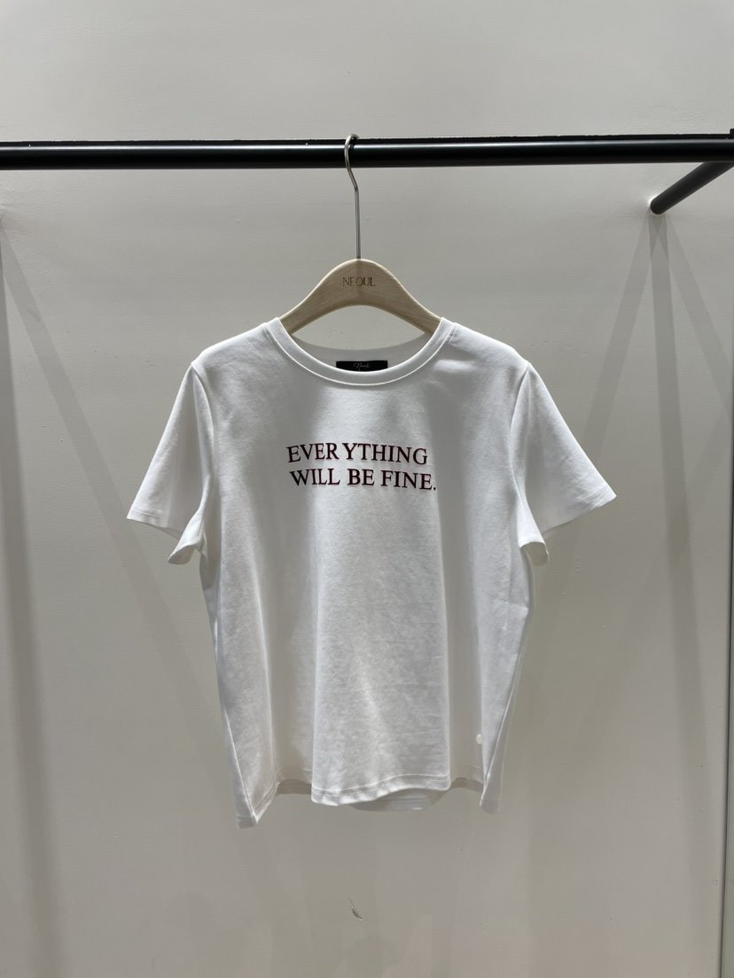 NEOUL東大門直郵女裝新款熱賣人氣職業真品時尚休閑26春夏T恤NEOUL/ahin雙領標簽T恤