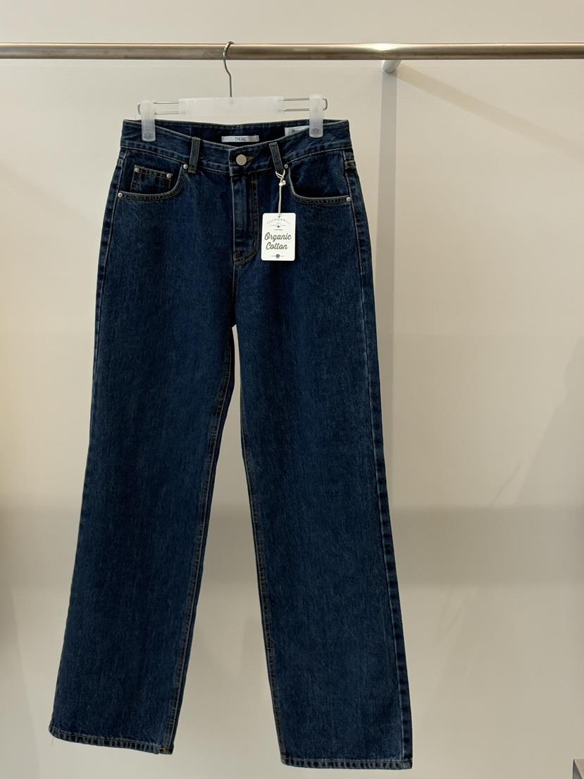 THERE韓國代購女士新款時尚休閑26春夏人氣熱賣職業牛仔褲THERE牛仔褲