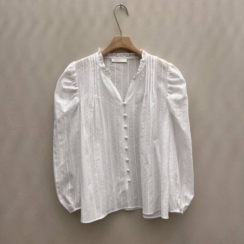 EOOB/LAMEREI韓國代購女士新款熱賣推薦人氣襯衫蕾絲衫褶裥EOOB/LAMEREI襯衫/蕾絲衫