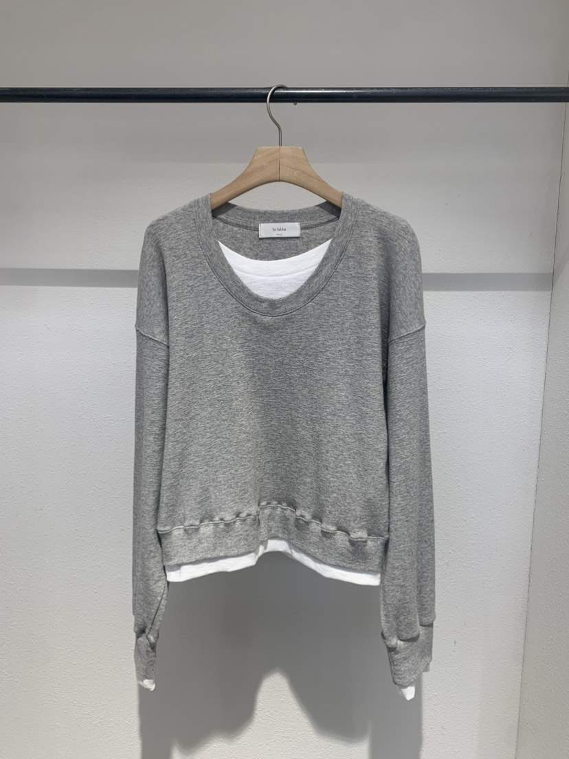 IR BIEN/BIENBIEN東大門代購女士新款休閑長袖T恤假兩件IR BIEN/BIENBIEN長袖T恤