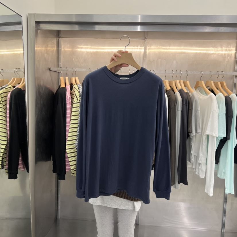 ESSENCE韓國直郵女裝新品真品職業26春夏時尚推薦長袖T恤ESSENCE長袖T恤
