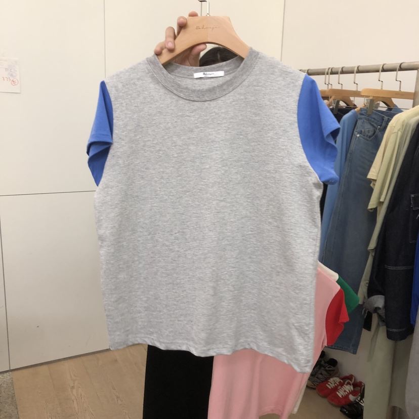 DOHWAJI韓國直郵女裝新款26春夏職業人氣時尚真品T恤絲綢DOHWAJIT恤