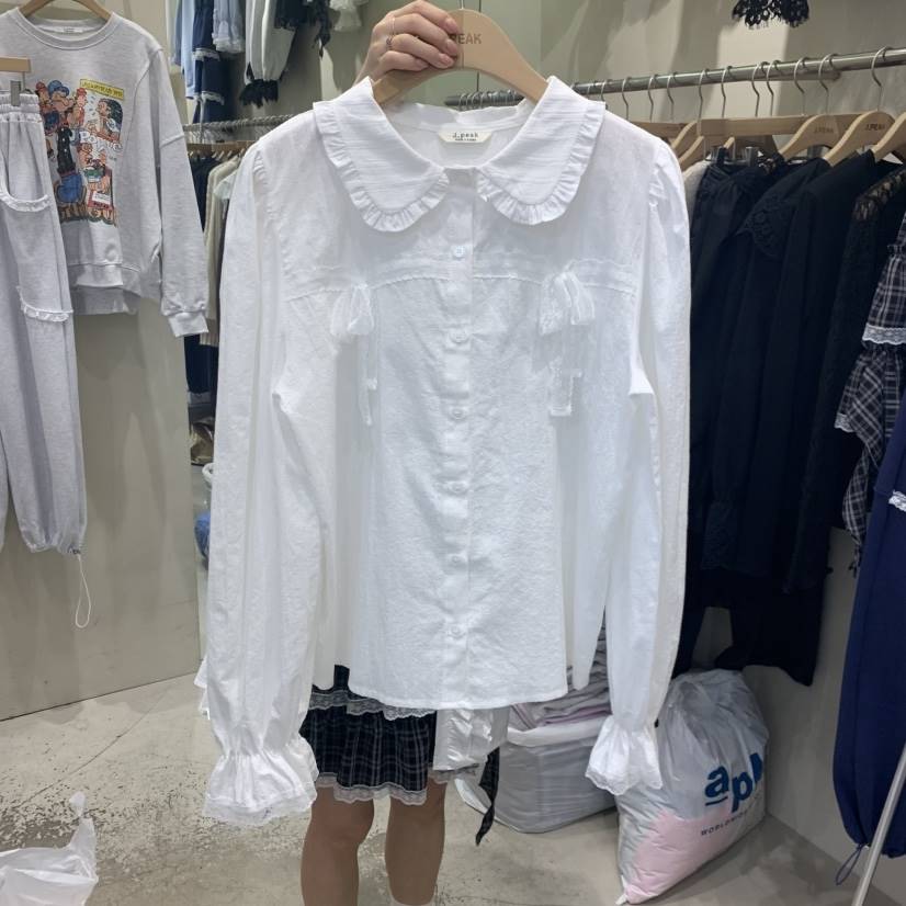 J PEAK/BY FLOW東大門直郵女裝新款人氣熱賣襯衫蕾絲衫J PEAK襯衫/蕾絲衫