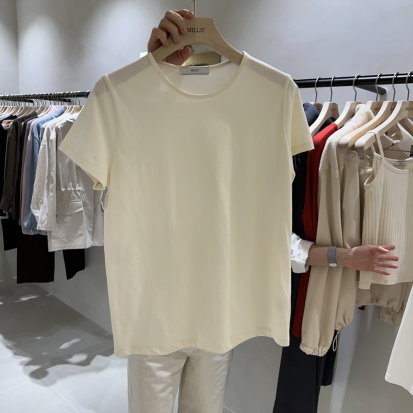 MILLIF東大門實拍女裝新品推薦人氣熱賣時尚職業真品26春夏T恤MILLIFT恤