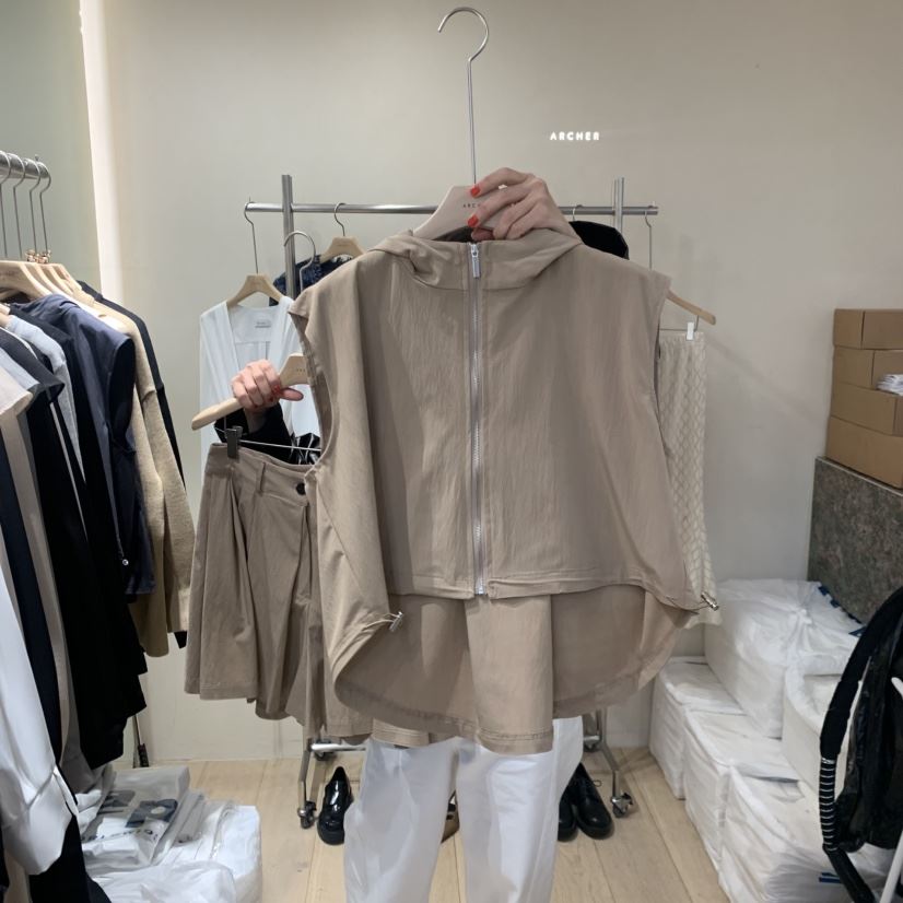 ARCHER東大門代購女裝新品推薦熱賣時尚職業人氣馬甲拉鏈ARCHER馬甲