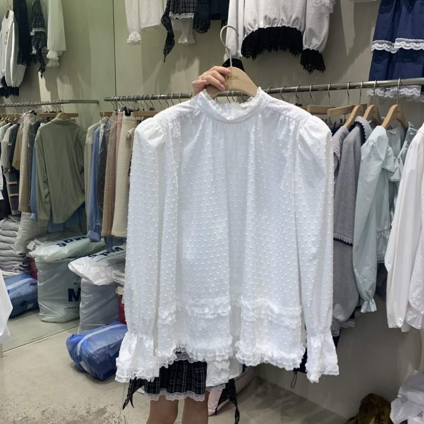 J PEAK/BY FLOW東大門代購女裝新款休閑26春夏襯衫蕾絲衫J PEAK襯衫/蕾絲衫