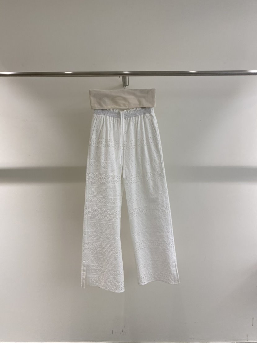 1968韓國代購女士新款26春夏時尚熱賣休閑人氣休閑褲蕾絲1968/YEOUYA休閑褲