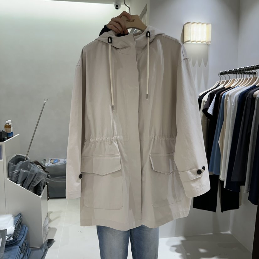 MILLIF韓國直郵女士新款26春夏熱賣職業人氣夾克連帽衫圓領MILLIF夾克