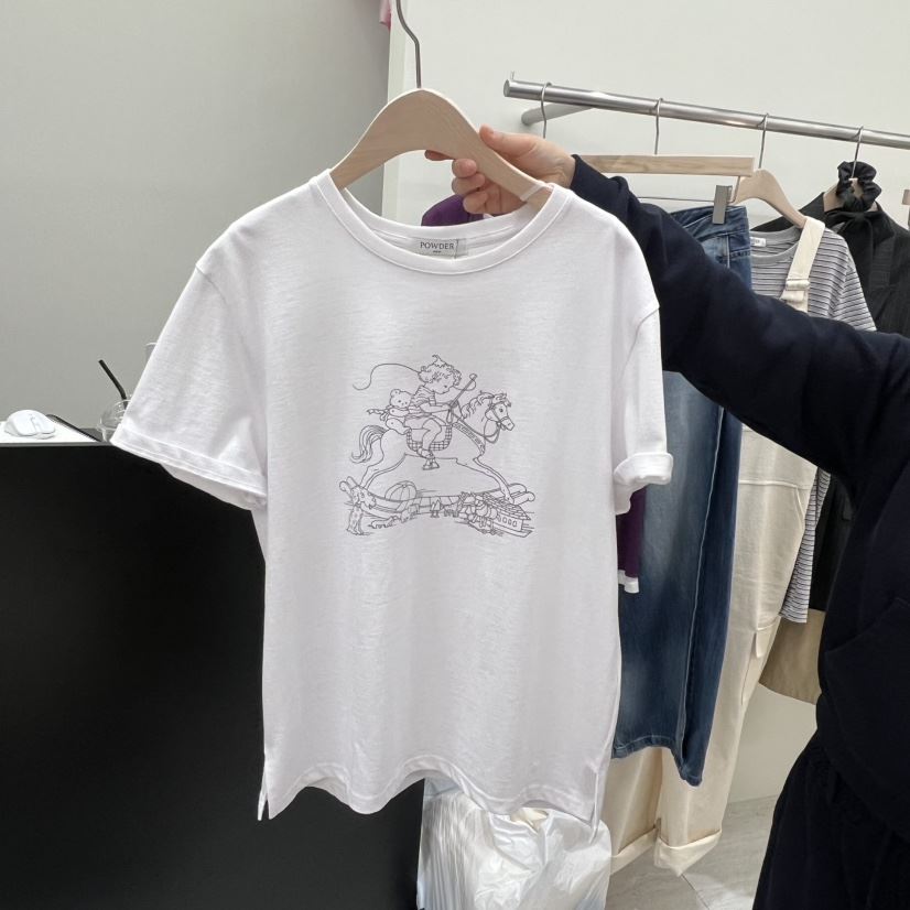 POWDER東大門代購女士新品真品職業熱賣休閑人氣推薦時尚T恤POWDERT恤