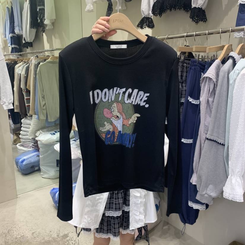 J PEAK/BY FLOW韓國直郵女裝新品推薦時尚人氣長袖T恤J PEAK長袖T恤