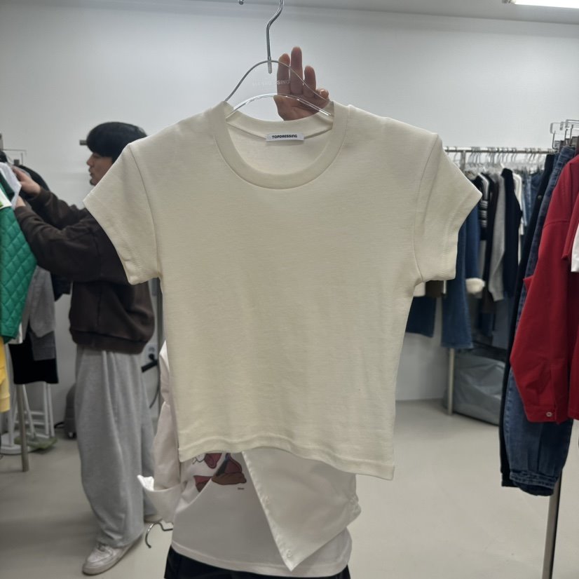 TOPDRESSING韓國代購女裝新品時尚人氣推薦職業26春夏T恤TOPDRESSINGT恤
