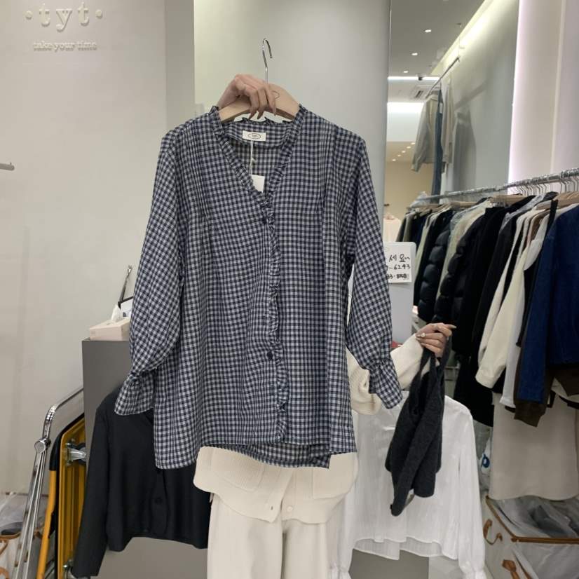 TAKE YOUE TIME韓國直郵女裝新款休閑時尚推薦襯衫蕾絲衫TAKE YOUE TIME襯衫/蕾絲衫