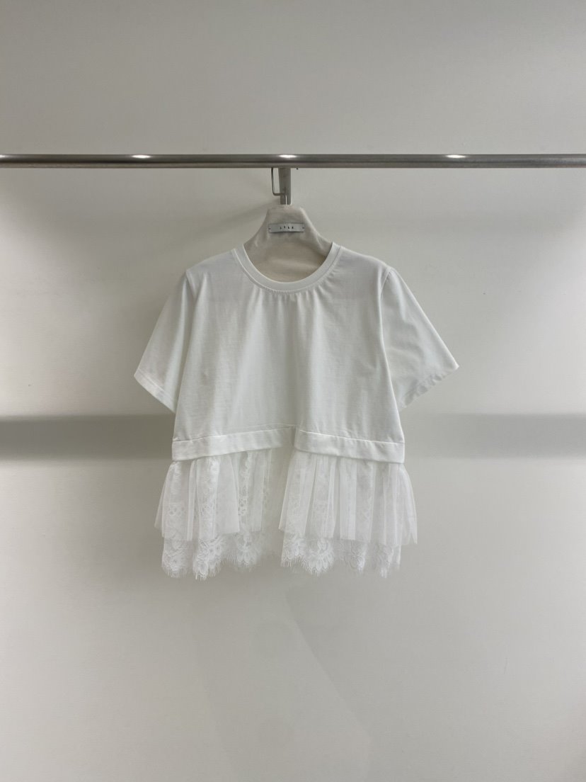 1968韓國直郵女士新款休閑時尚真品熱賣26春夏推薦T恤蕾絲1968/YEOUYAT恤