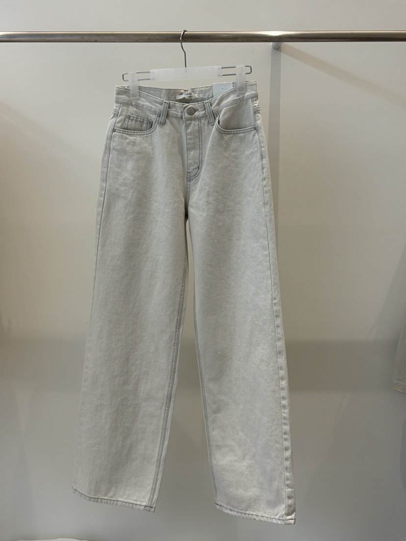 THERE東大門實拍女裝新款26春夏真品休閑人氣職業時尚牛仔褲THERE牛仔褲