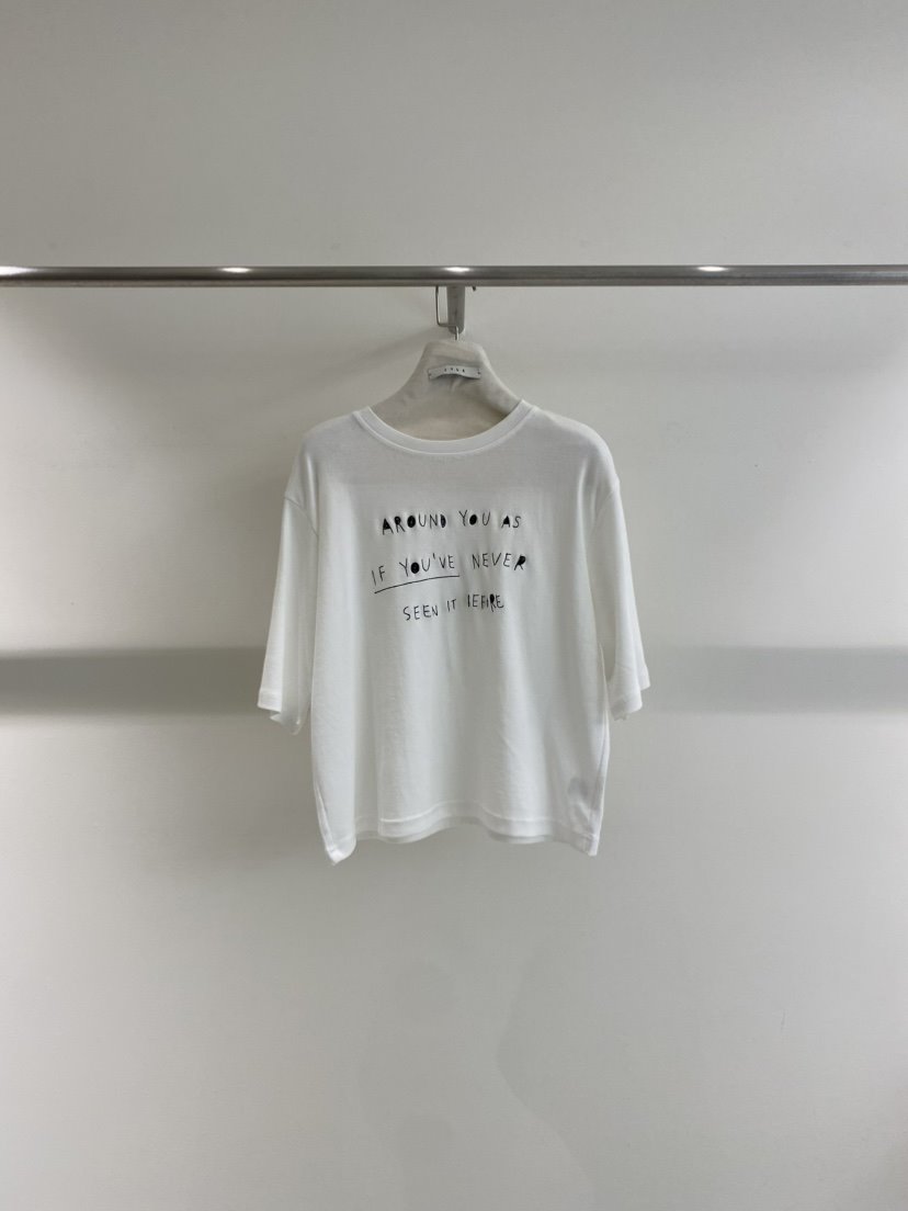 1968東大門代購女士新款職業26春夏人氣休閑推薦熱賣T恤刺繡1968/YEOUYAT恤