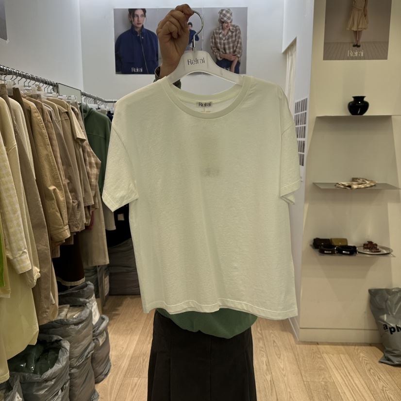 REIRAI東大門代購女裝新品時尚休閑推薦熱賣26春夏真品T恤ReiraiT恤