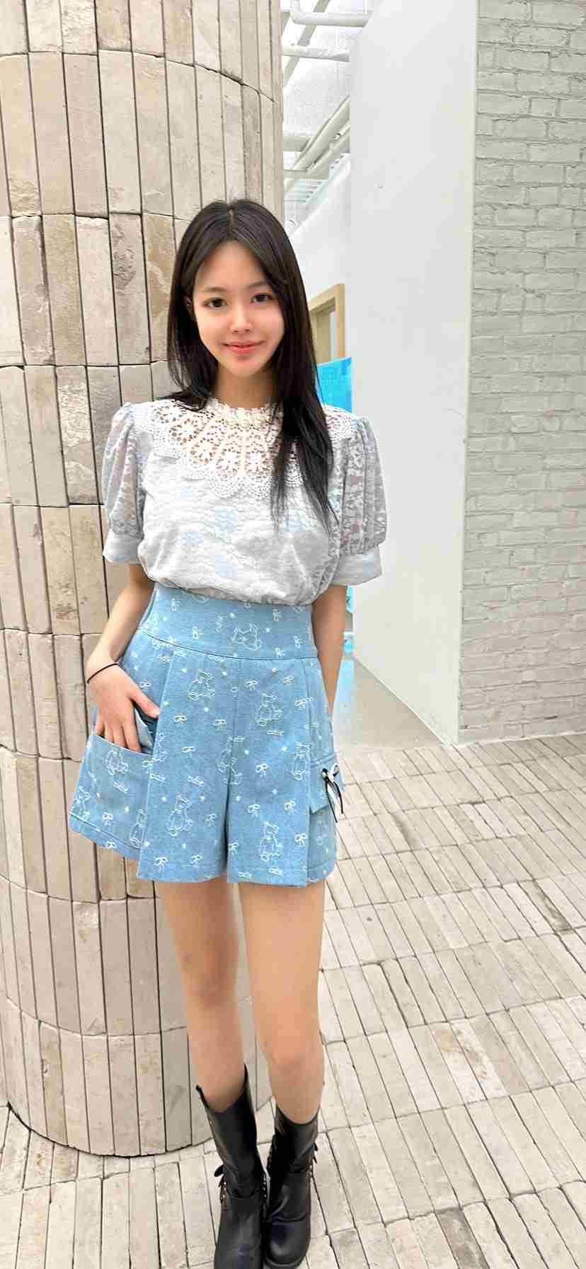 YARD韓國直郵女士新款休閑時尚真品熱賣職業推薦短褲口袋YARD短褲