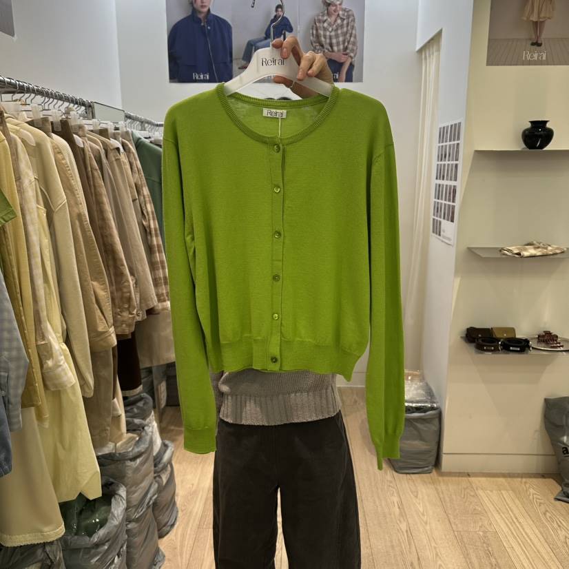 REIRAI韓國直郵女裝新品時尚推薦人氣26春夏真品針織衫開衫Reirai針織衫
