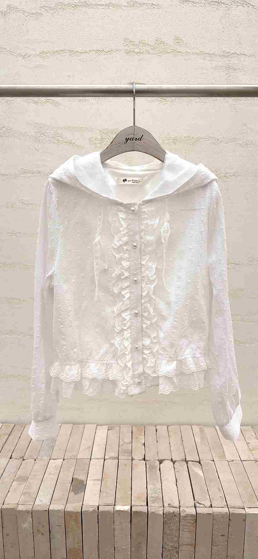 YARD東大門直郵女裝新品時尚休閑熱賣真品推薦襯衫蕾絲衫YARD襯衫/蕾絲衫