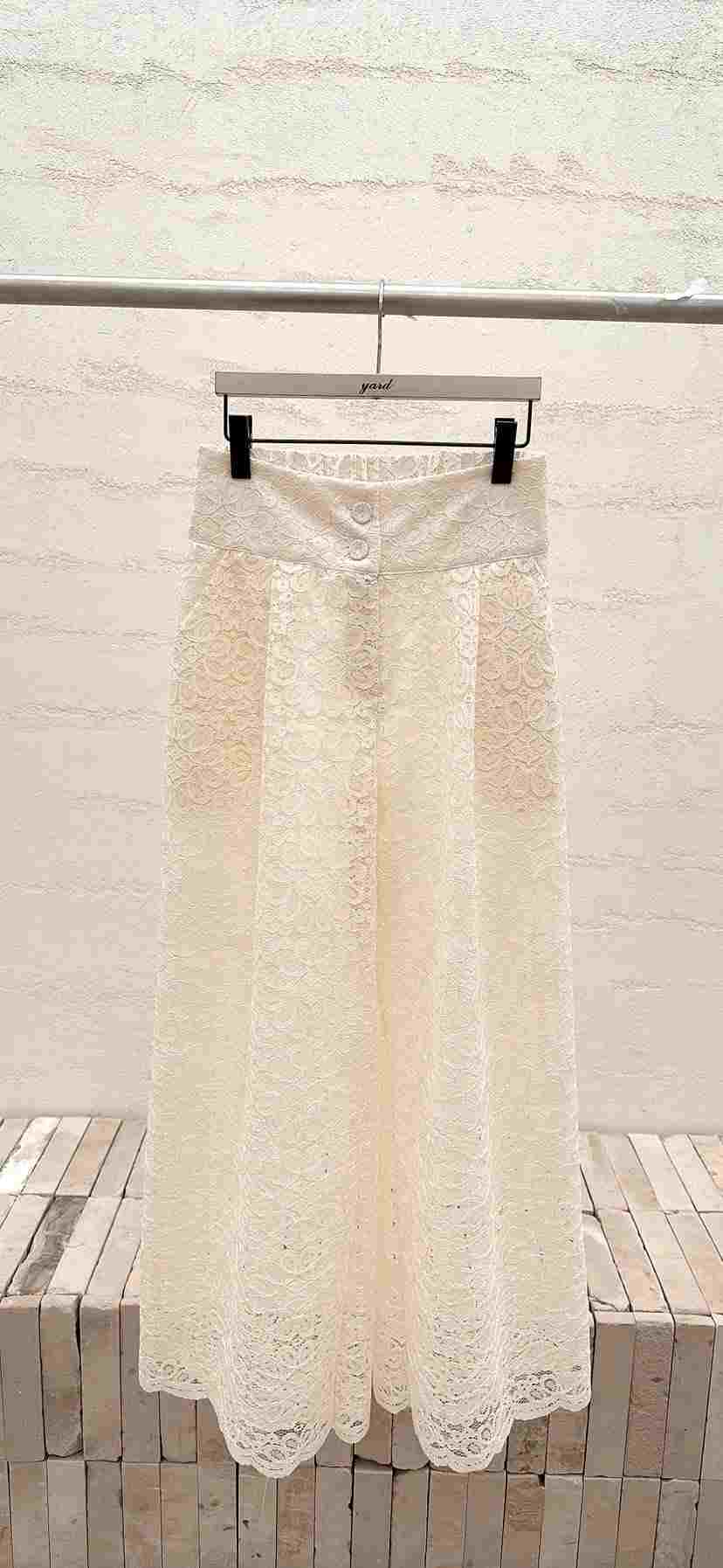 YARD東大門代購女裝新品26春夏熱賣真品時尚推薦休閑褲蕾絲YARD休閑褲