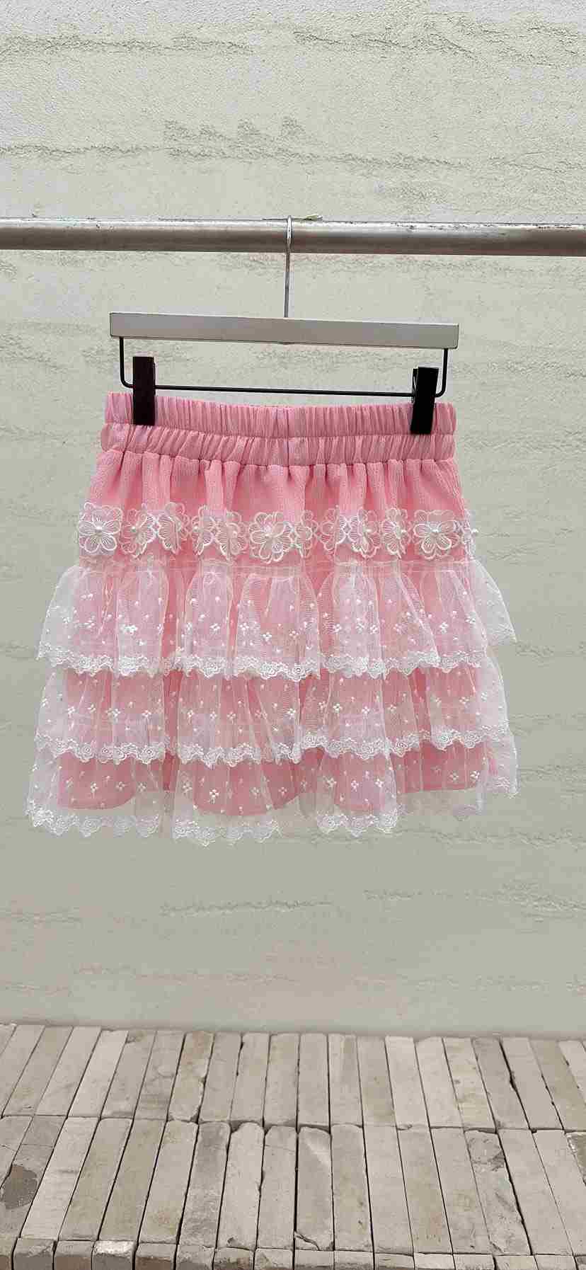 YARD韓國直郵女士新品推薦26春夏休閑人氣半身裙中短裙刺繡YARD半身裙/中短裙