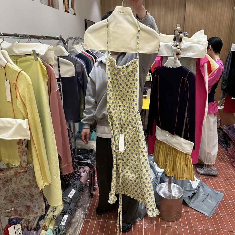 E/E/E韓國直郵女士新品熱賣人氣26春夏時尚真品職業連衣裙E/E/E連衣裙