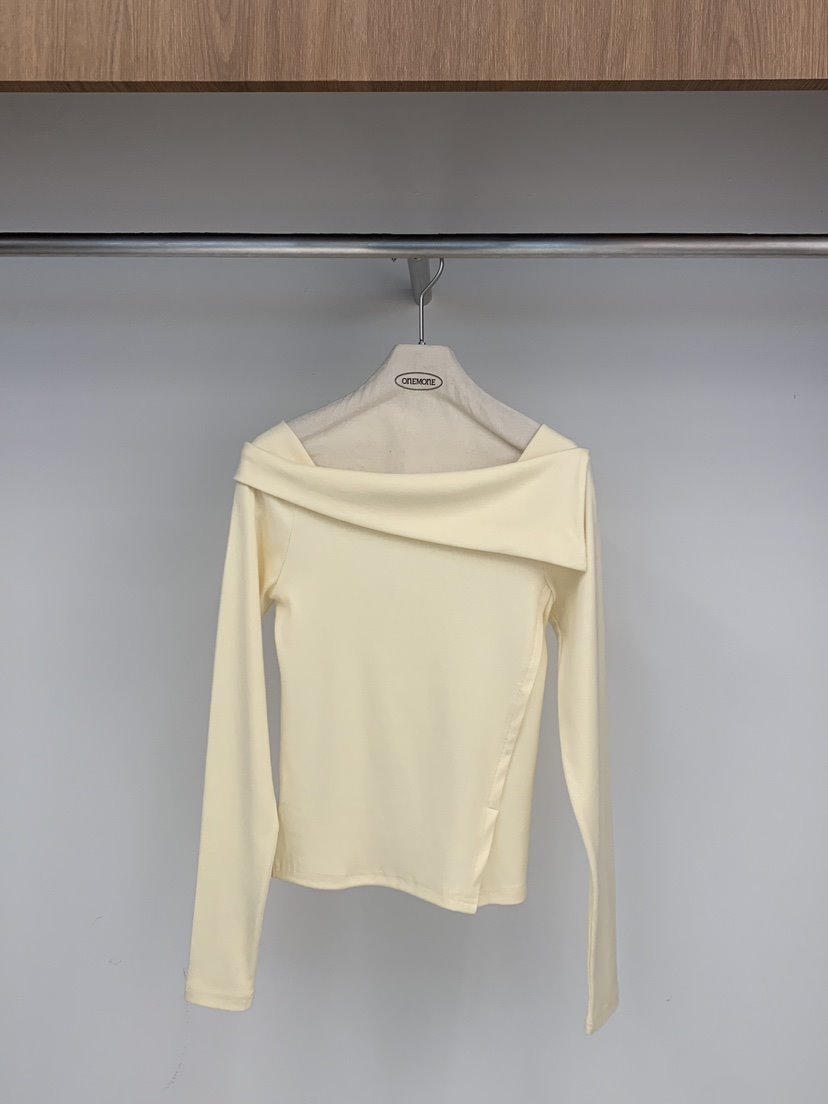 ONE MONE東大門直郵女裝新款休閑時尚真品26春夏長袖T恤ONE MONE長袖T恤