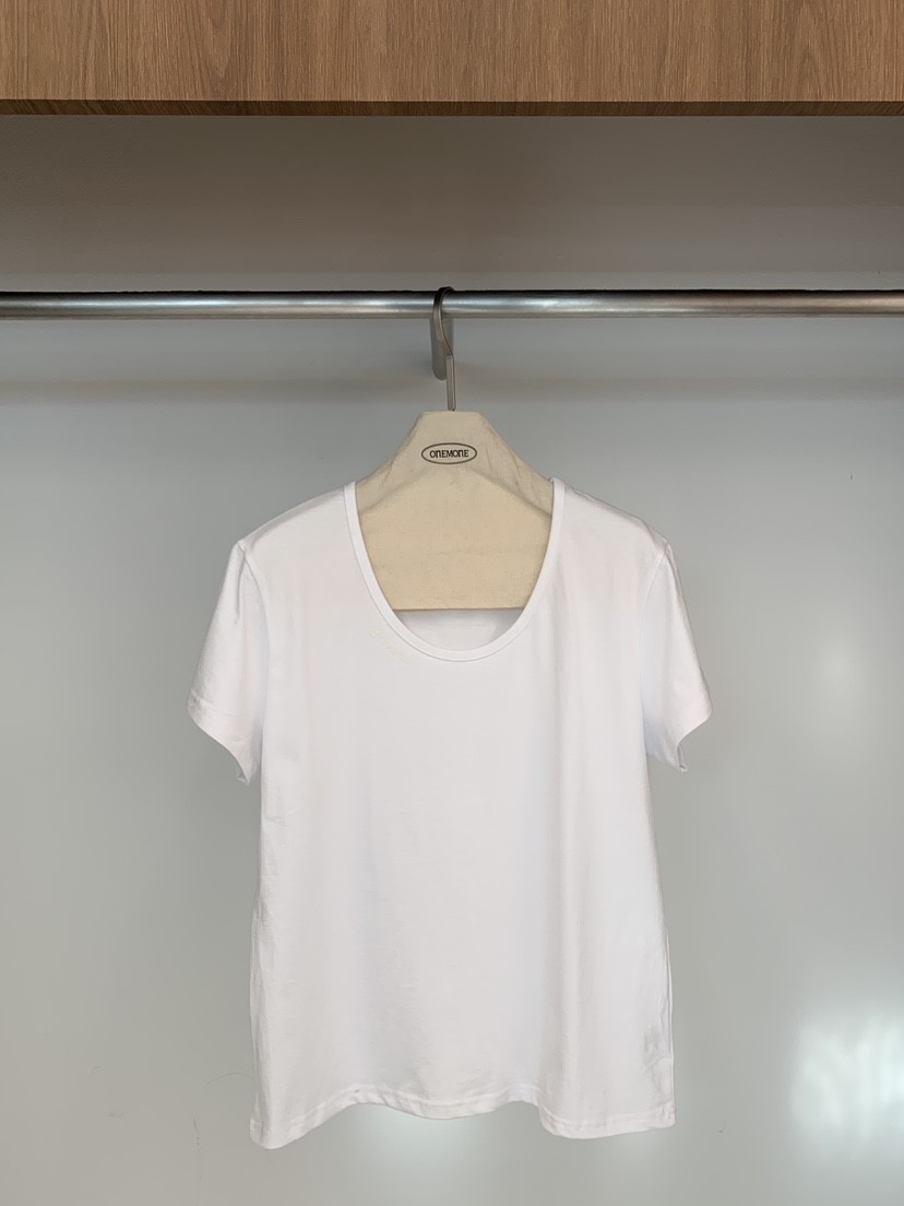 ONE MONE東大門代購女裝新款職業休閑推薦熱賣真品26春夏T恤ONE MONET恤