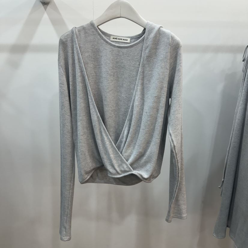 AIME HOPE MAKE/MYNAMEIS韓國直郵女裝新品熱賣長袖T恤AIME HOPE MAKE/MYNAMEIS長袖T恤