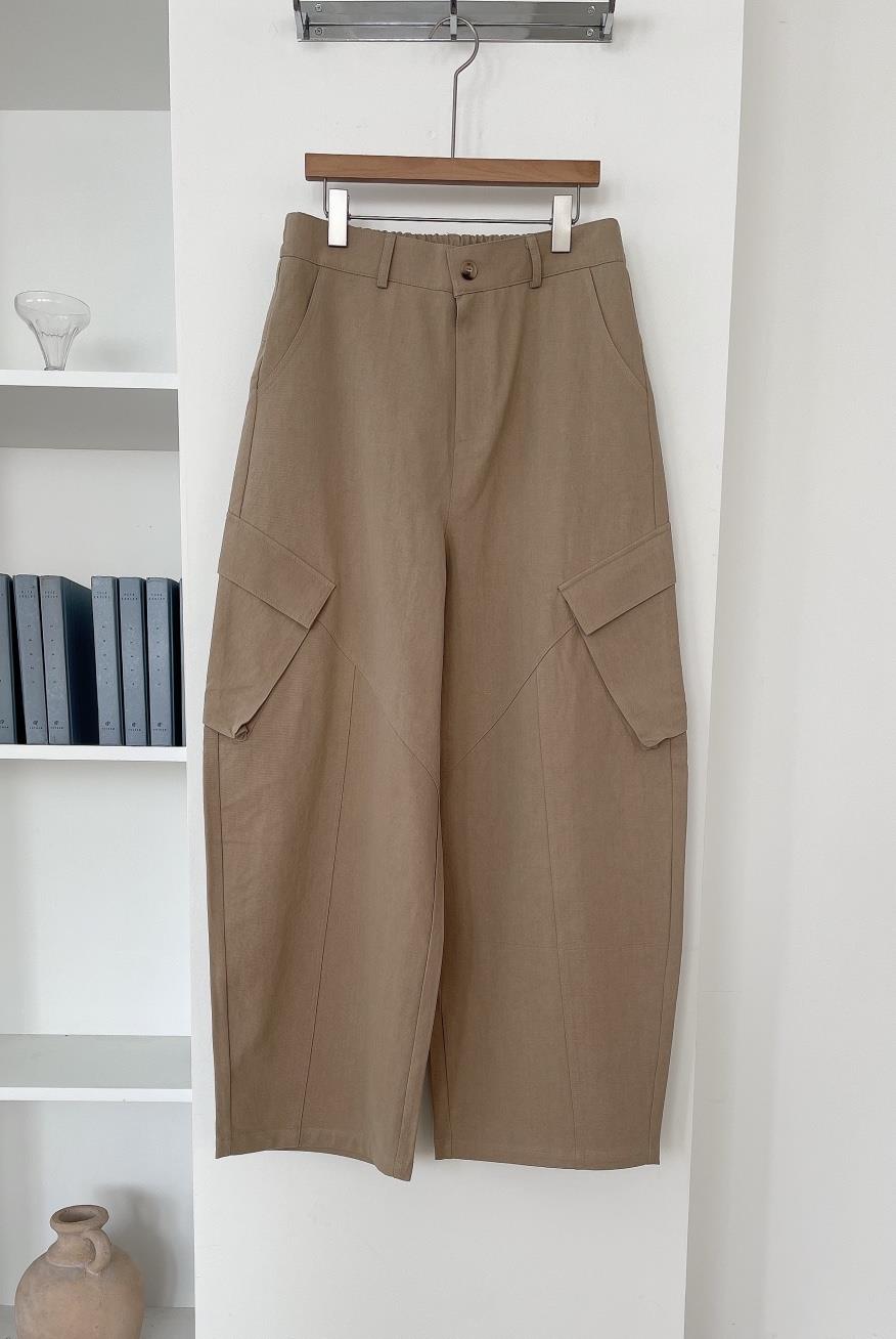 MINIQUEENS東大門直郵女裝新款職業26春夏真品休閑褲口袋MINIQUEENS休閑褲