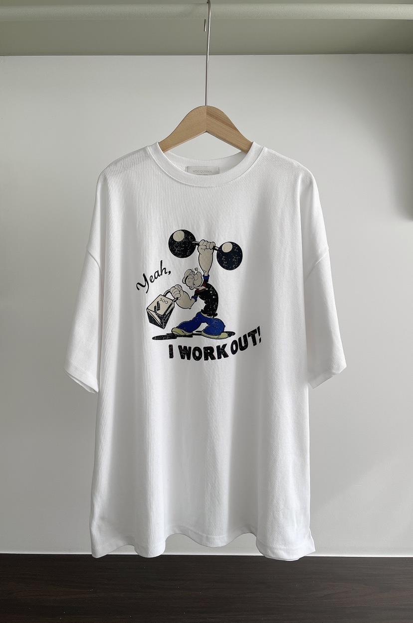 MINIQUEENS東大門代購女裝新款熱賣職業人氣26春夏T恤大力水手MINIQUEENST恤