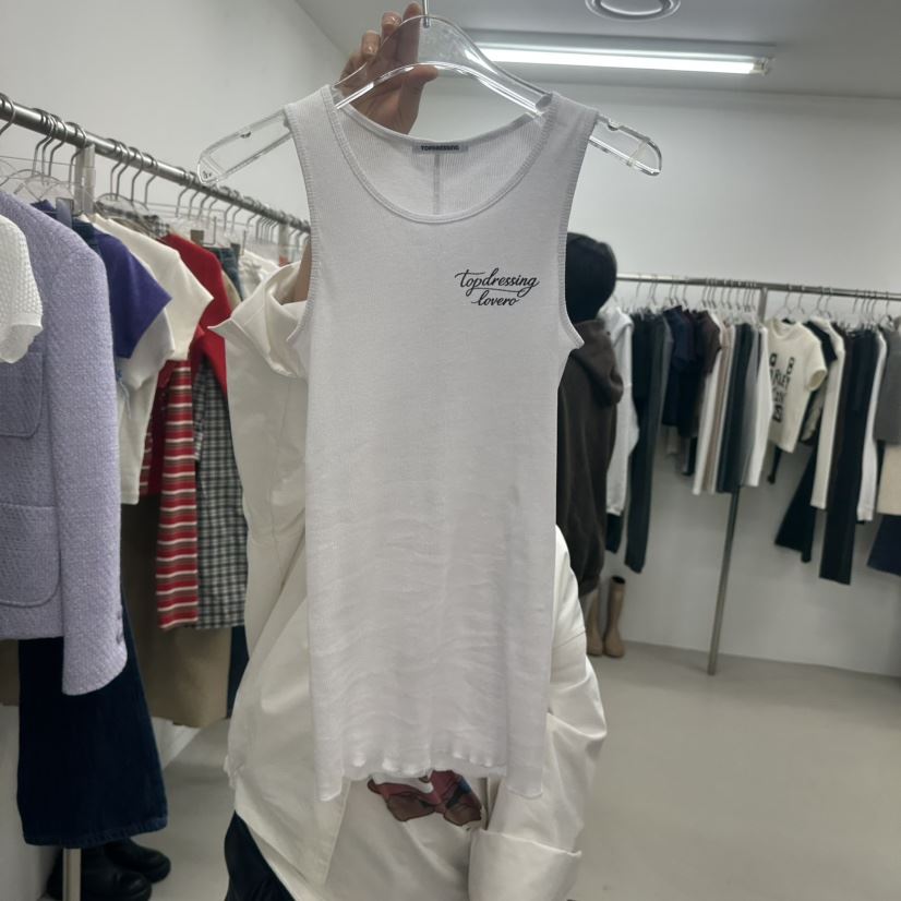 TOPDRESSING東大門實拍女裝新款推薦熱賣人氣職業吊帶背心TOPDRESSING吊帶/背心