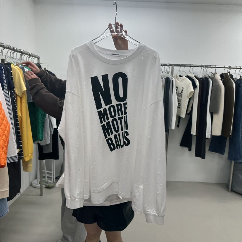 TOPDRESSING東大門代購女裝新品26春夏時尚職業休閑長袖T恤TOPDRESSING長袖T恤