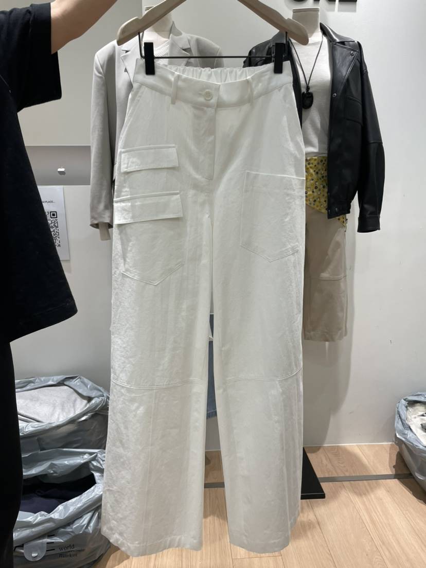 ORE-P東大門實拍女裝新品熱賣職業26春夏真品休閑褲口袋ORE休閑褲