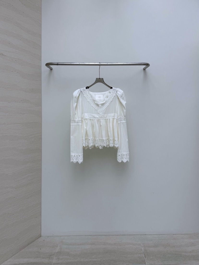 AB東大門代購女士新品時尚26春夏推薦熱賣職業襯衫蕾絲衫AB襯衫/蕾絲衫