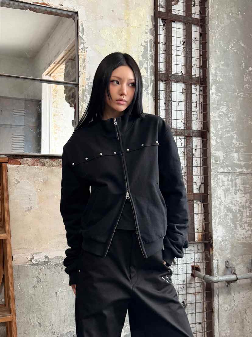 SEEOT韓國代購女士新品職業人氣熱賣休閑夾克男女同款短款SEEOT夾克