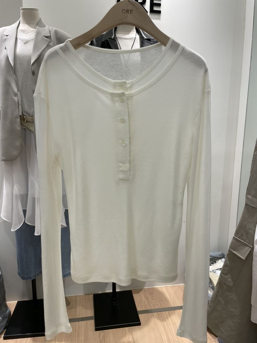 ORE-P東大門實拍女裝新款推薦休閑26春夏真品職業長袖T恤ORE長袖T恤