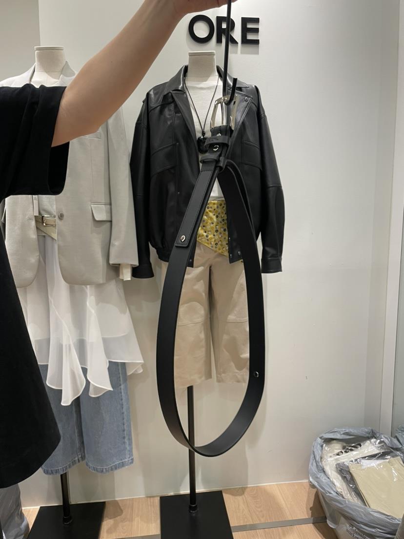 ORE-P韓國直郵女士新款職業熱賣時尚真品26春夏腰帶腰帶雙層ORE腰帶