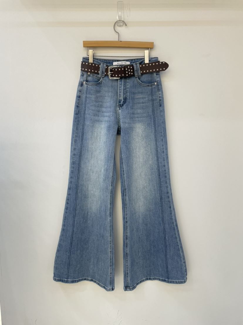 MILLIMETER韓國直郵女裝新品真品時尚熱賣牛仔褲不含腰帶MILLIMETER/MGML牛仔褲