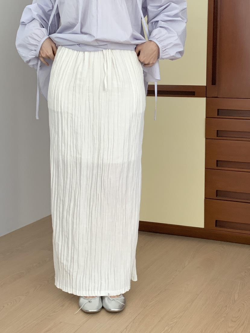 PLANTS ON GRAY韓國代購女裝新款26春夏時尚休閑職業長裙PLANTS ON GRAY長裙