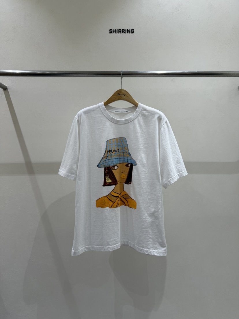 SHIRRING韓國直郵女裝新品熱賣真品休閑26春夏時尚職業T恤SHIRRINGT恤