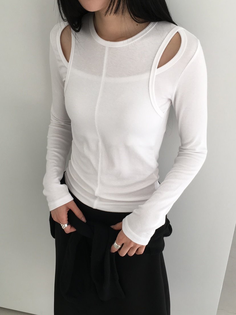 MOMENT東大門直郵女裝新品推薦時尚人氣職業熱賣休閑長袖T恤MOMENT/RECOVER長袖T恤