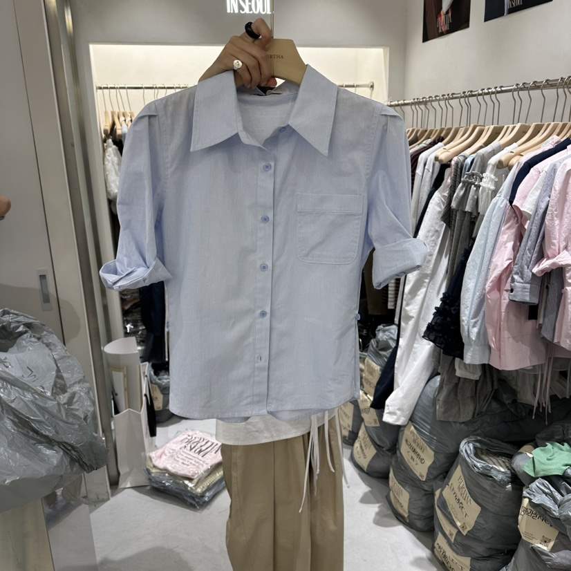 BERTHA東大門直郵女裝新款推薦熱賣人氣時尚真品襯衫蕾絲衫BERTHA襯衫/蕾絲衫