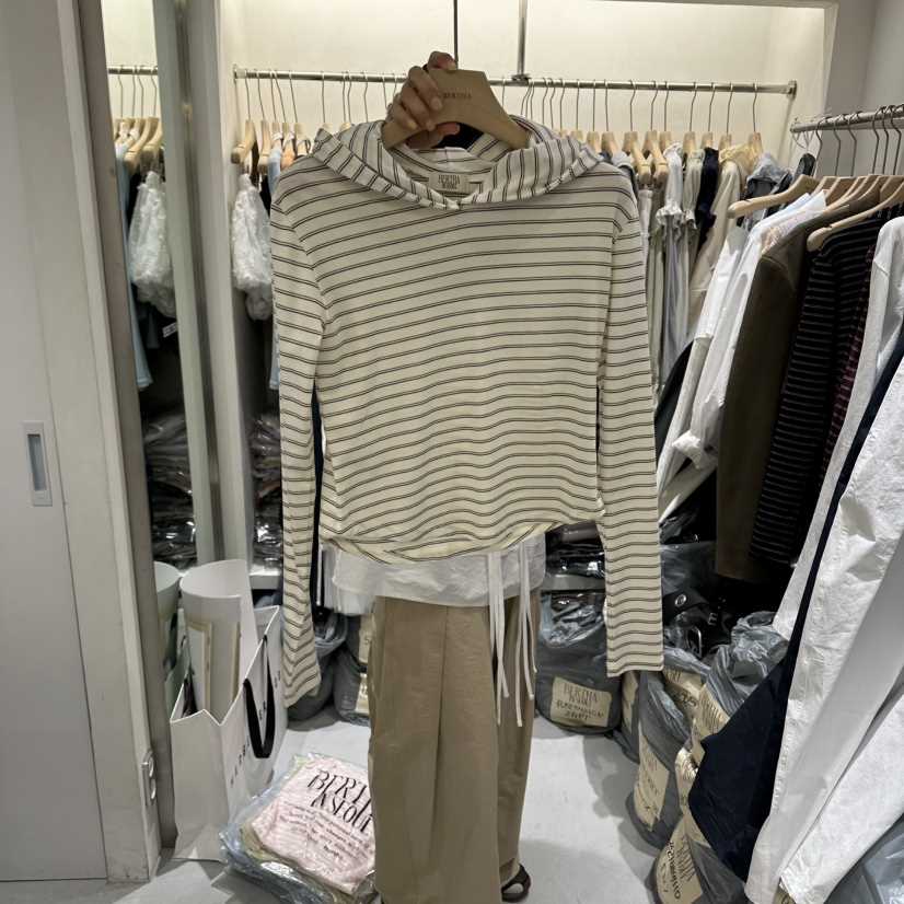 BERTHA韓國直郵女裝新款職業人氣真品休閑推薦26春夏長袖T恤BERTHA長袖T恤