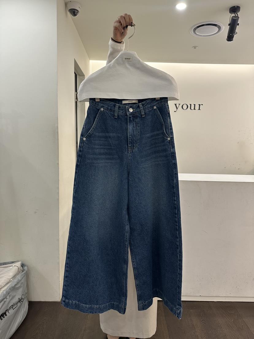 YOUR-P韓國直郵女裝新款真品休閑人氣推薦時尚26春夏牛仔褲YOUR-P牛仔褲
