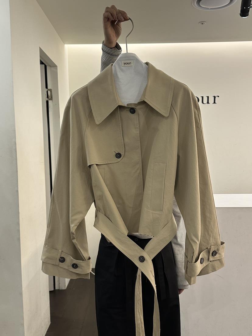 YOUR-P東大門代購女士新品熱賣職業26春夏休閑夾克含腰帶YOUR-P夾克